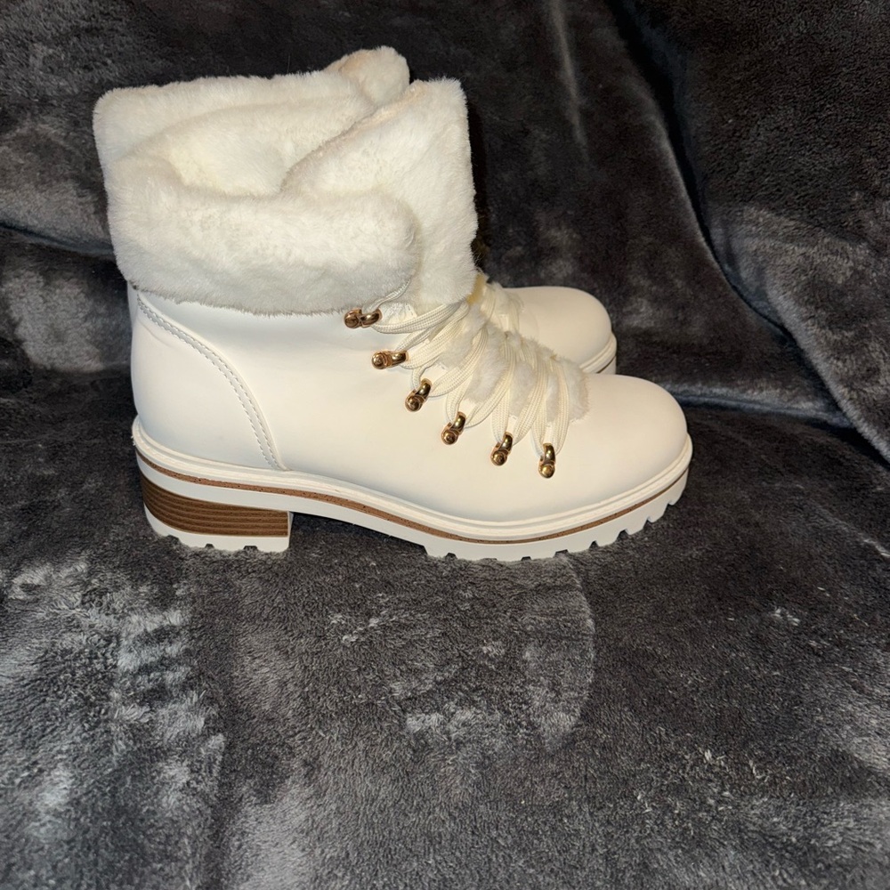 BAMBOO Women's Winter Boots - White - Picture 4 of 6